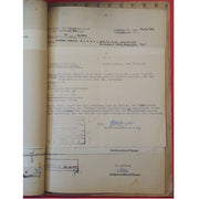 SS TOTENKOPF DEATH FILE FOR WAFFEN SS-MANN AUGUST HAUER