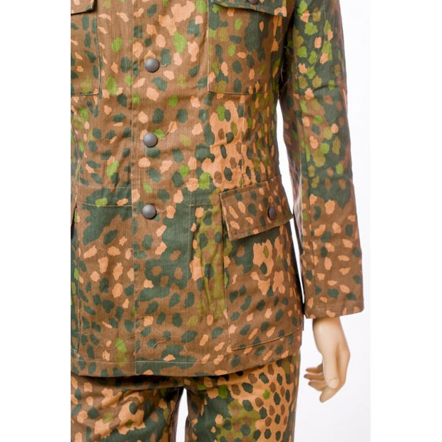 GERMAN SS M-44 DOT PATTERN CAMOUFLAGE DRILL TUNIC & PANTS SET