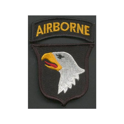 AMERICAN 101st. AIRBORNE DIVISION SLEEVE INSIGNIA PATCH 2 PIECE VERSION