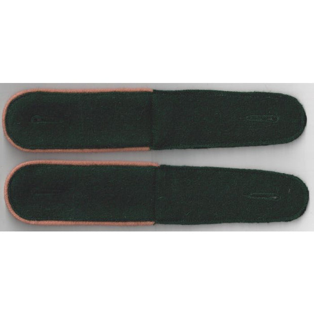 GERMAN PANZER EM SHOULDER BOARDS PINK PIPPING