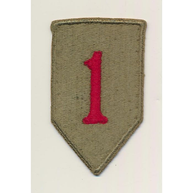 1ST INFANTRY DIVISION GREEN BACK PATCH ORIGINAL