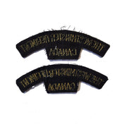 THE WESTMINSTER REGIMENT CANADA SHOULDER FLASHES SET OF 2