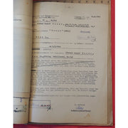 SS TOTENKOPF DEATH FILE FOR WAFFEN SS-MANN AUGUST HAUER