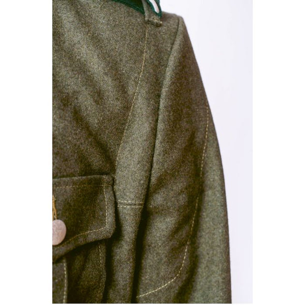 M36 TUNIC WWII GERMAN FIELD GREEN WOOL TUNIC