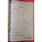 SS TOTENKOPF DEATH FILE FOR WAFFEN SS-MANN AUGUST HAUER