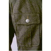 M36 TUNIC WWII GERMAN FIELD GREEN WOOL TUNIC