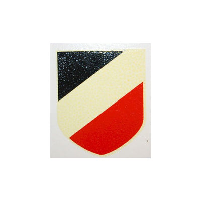 NATIONAL TRICOLOR GERMAN WW2 HELMET DECAL