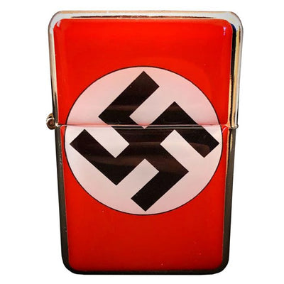 GERMAN NSDAP PARTY FLAG WITH SWASTIKA LIGHTER