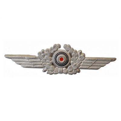 WWII GERMAN LUFTWAFFE VISOR HAT WREATH-COCKADE
