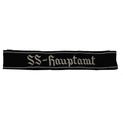 GERMAN SS-HAUPTAMT 1ST PATTERN OFFICERS CUFF TITLE
