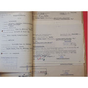 SS TOTENKOPF DEATH FILE FOR WAFFEN SS-MANN AUGUST HAUER