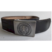 GERMAN WWII HITLER YOUTH ALUMINUM BELT WITH BUCKLE RZM M4/38