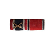 GERMAN RIBBON BAR 2 SET - WAR MERIT CROSS & AUSTRIAN CAMPAIGN MEDALS - LARGE
