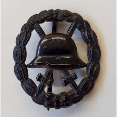 GERMAN WWI IMPERIAL BLACK WOUND BADGE CUT-OUT
