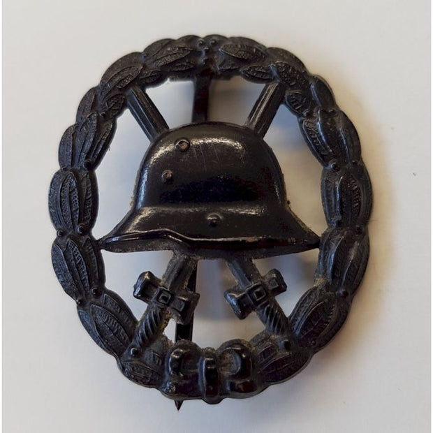 GERMAN WWI IMPERIAL BLACK WOUND BADGE CUT-OUT