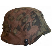 GERMAN WAFFEN-SS OAK-LEAF SECOND PATTERN CAMOUFLAGE HELMET COVER