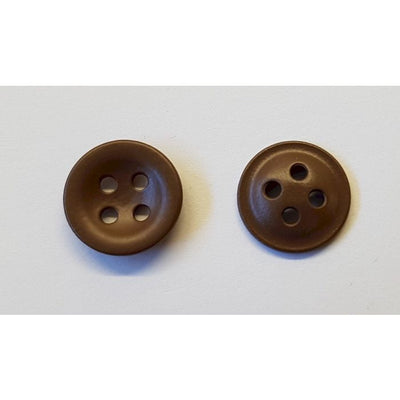 GERMAN 14 MM BROWN LUFTWAFFE TROPICAL METAL BUTTONS