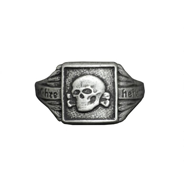 GERMAN NAZI WAFFEN SS TOTENKOPF DIVISION SKULL RING