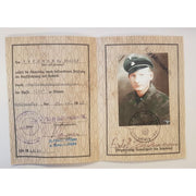 SS FUHRERSCHEIN RUDOLF BARKMANN
