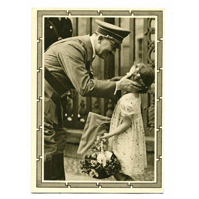 ADOLF HITLER WITH A CHILD POSTCARD