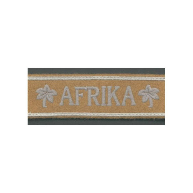 GERMAN AFRIKA CUFF TITLE