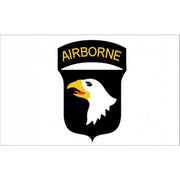 AMERICAN WWII 101st AIRBORNE WHITE FLAG