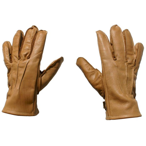 U.S. WW2 M-39 TYPE 1 AIRBORNE BROWN LEATHER GLOVES