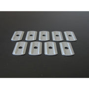 AMERICAN RECTANGULAR STEEL WASHERS - SET OF 9