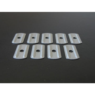 AMERICAN RECTANGULAR STEEL WASHERS - SET OF 9