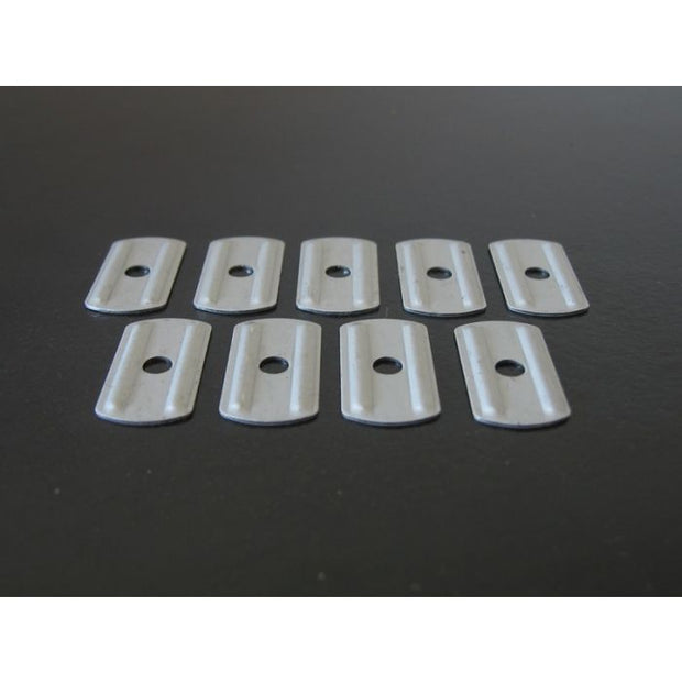 AMERICAN RECTANGULAR STEEL WASHERS - SET OF 9