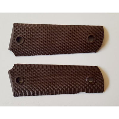 AMERICAN WW11 PISTOL GRIPS FOR COLT .45 - BROWN