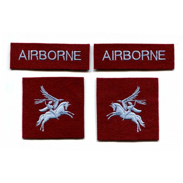 BRITISH 6th AIRBORNE DIVISION RED DEVILS SHOULDER FLASH
