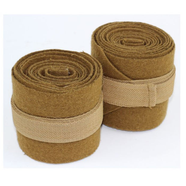 BRITISH ARMY KHAKI PUTTIES