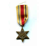 BRITISH CANADA WWII AFRICA STAR MEDAL FOR ACTIVE SERVICE AGAINST ROMMEL IN THE DESERT