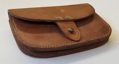 BRITISH ROYAL NAVY 1941 LEATHER AMMUNITION POUCH BY B.H. & G.