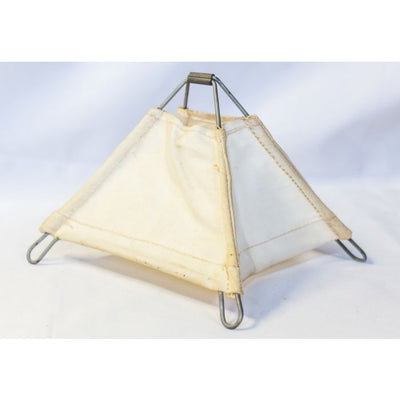 BRITISH WW2 WHITE CANVAS LAND MINE MARKER ORIGINAL