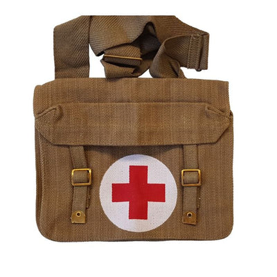 BRITISH WW1 MEDICS BAG WITH SHOULDER STRAP
