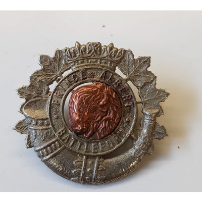 CANADIAN PRINCE ALBERT BATTLEFORD CAP BADGE