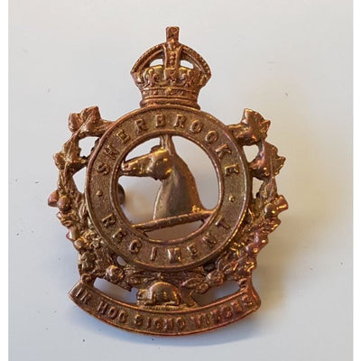 CANADIAN SHERBROOK REGIMENT CAP BADGE