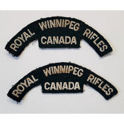 CANADIAN SHOULDER FLASH ROYAL WINNIPEG RIFLES KOREAN WAR