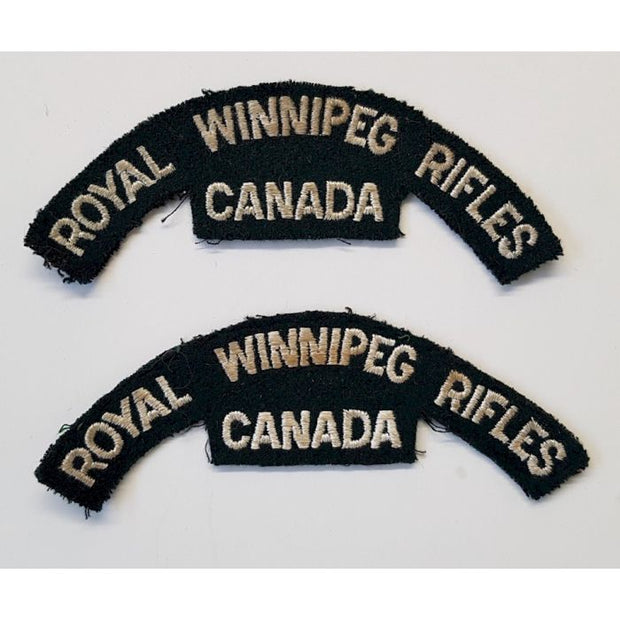 CANADIAN SHOULDER FLASH ROYAL WINNIPEG RIFLES KOREAN WAR