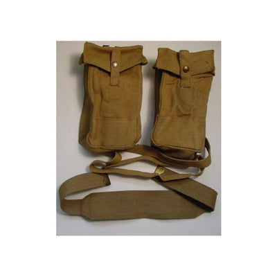 CANADIAN WW11 3 PIECE BREN GUN POUCH SET PATTERN 37