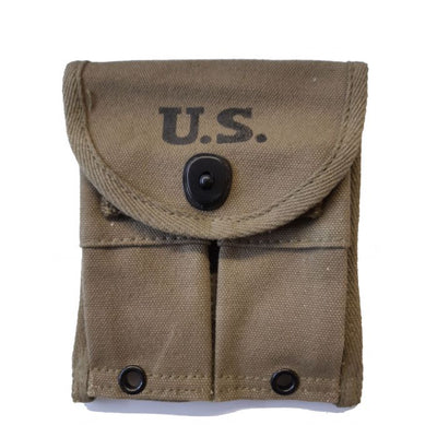 US WWII M1 CARBINE MAGAZINE POUCH DATED 1944