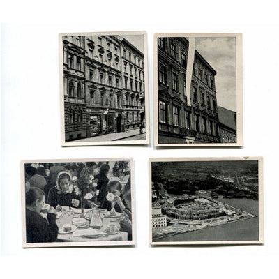 DER BAU DER KONGRERHALLE IM SOMMER 1939 - LOT OF 4 CIGARETTE CARDS