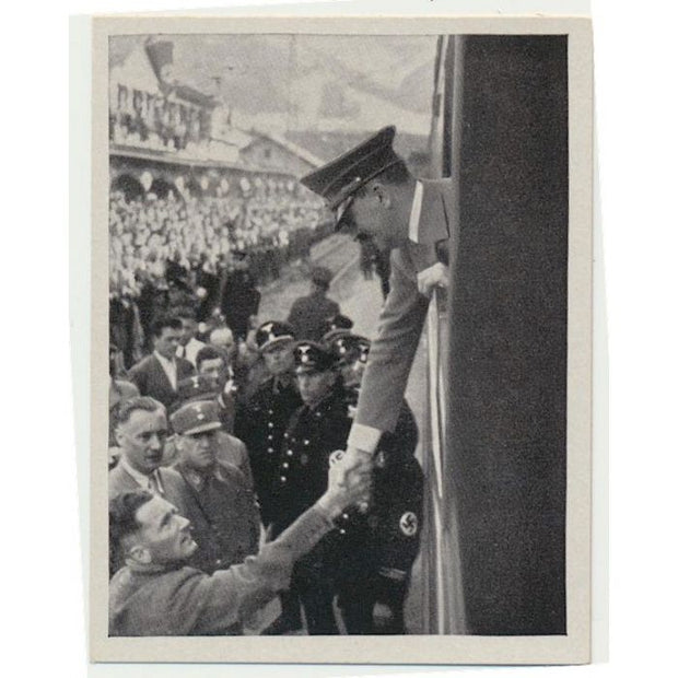 DER DANK DES FUHRERS IST DER SCHONSTE LOHN FUR DIE AUS DEM KERKER BEFREITEN KAMPFER ( WAHLREISE 1938) - CIGARETTE CARD