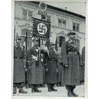 DIE SA - STANDARTE SALZBURG KEHRT VOM REICHSPARTEITAG HEIM