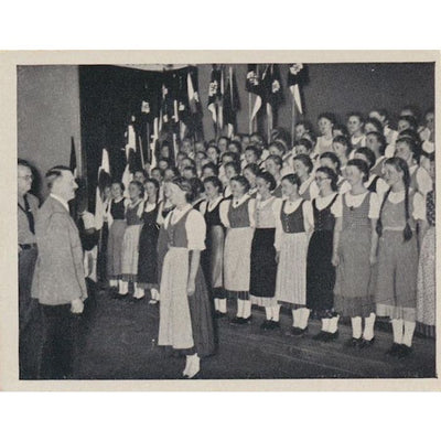 DIE SCHONFTE STUNDE EINER GRUPPE DES ILLEGALEN BDM CIGARETTE CARD