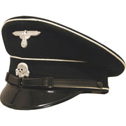 ALLGEMEINE SS VISOR: WWll GERMAN WAFFFEN SS EM INFANTRY VISOR