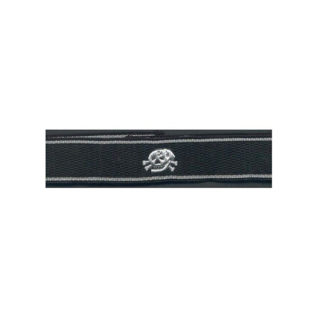 GERMAN TOTENKOPF (SKULL) OFFICER BULLION CUFF TITLE