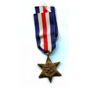 WW2 FRANCE AND GERMANY STAR MEDAL WITH ORIGINAL RIBBON